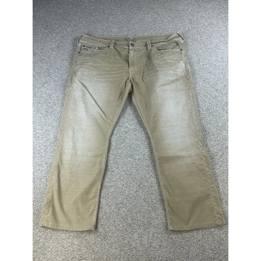 True Religion Ricky Relaxed Straight Corduroy Jeans Men's 44x29 Hip Hop Baggy